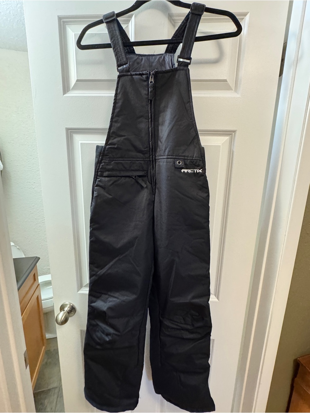 NWOT Arctix Kids Insulated Snow Bib Overalls - Black, Size Youth Large